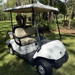48 VOLT YAMAHA GOLF CART!! 4 SEATER RUNS AND DRIVES!!