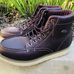 Lugz Lace Up Mens  Burgundy Casual Boots Mens Sz 13
