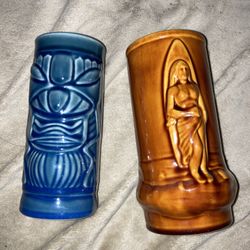 2 Tiki Mugs