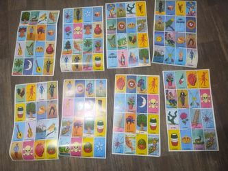 Loteria playing boards