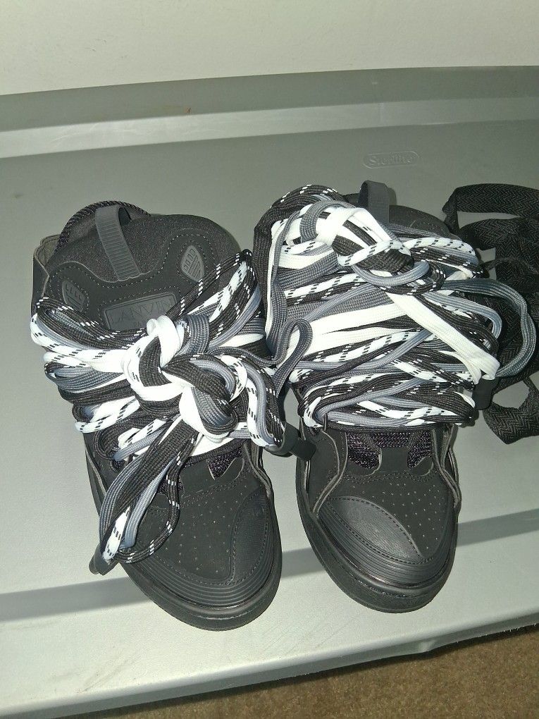 Lanvin Curb Sneakers All Black (Size 10.5)