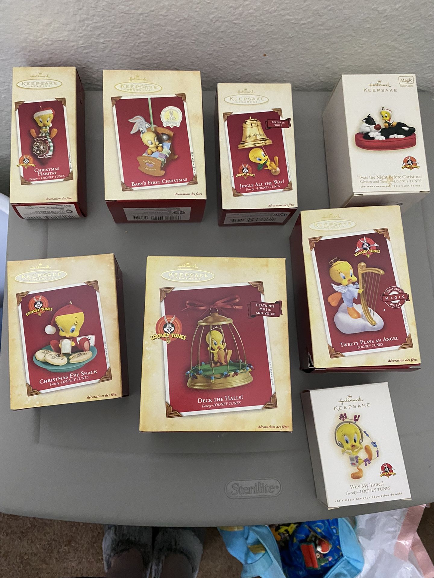  Hallmark Tweety Bird Ornaments 2001-2005