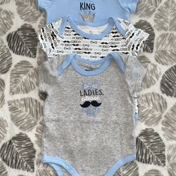 New Baby Boy 6-9 Months Bodysuits 