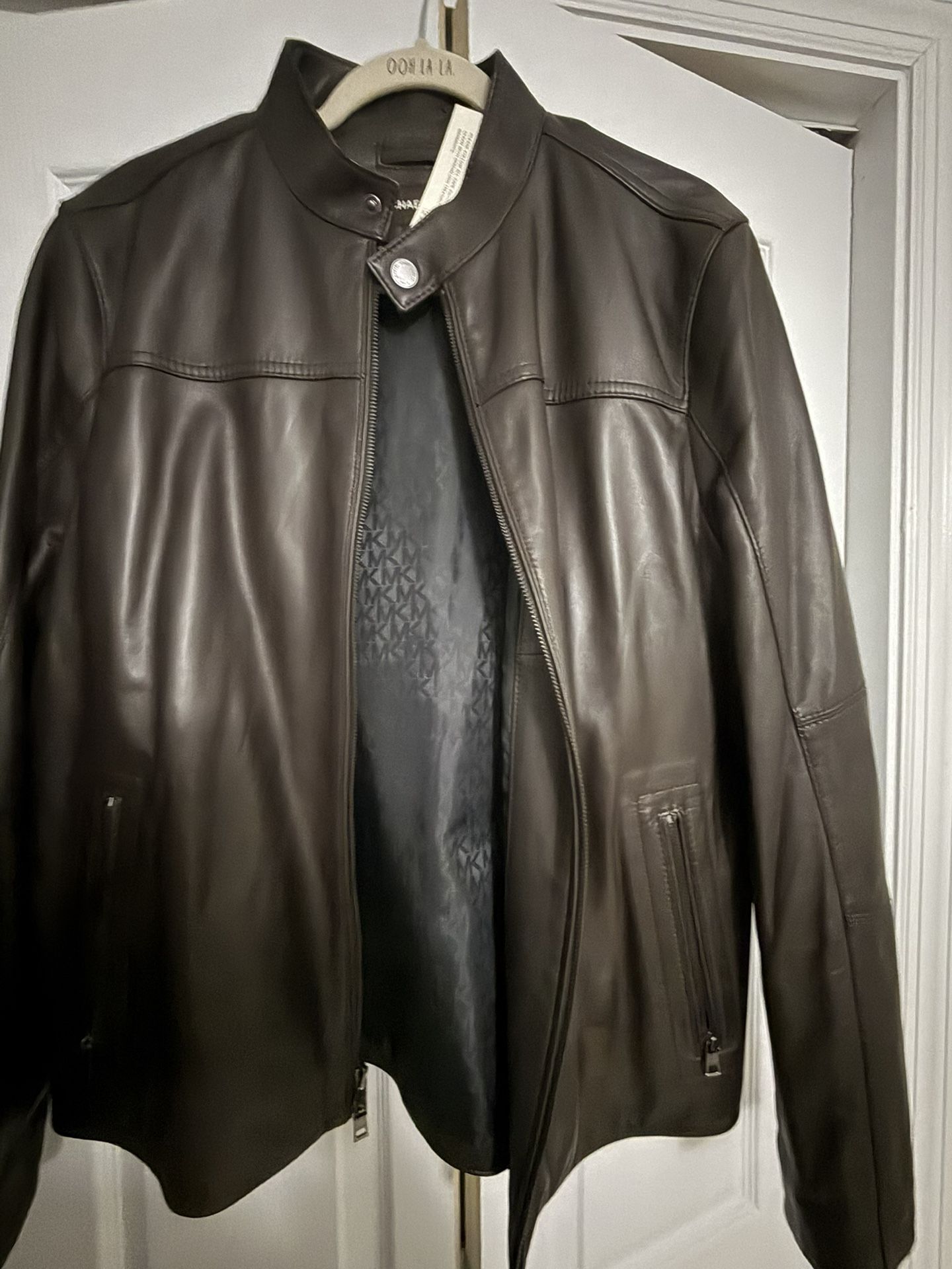 men's leather jacket