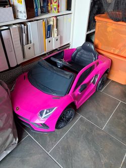PINK Toddler Lambo Remote Control Car