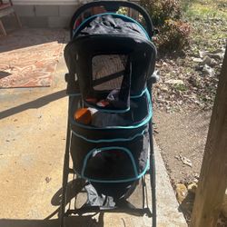 New Carlson Pet Carrier Blue/black
