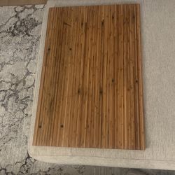 Tongue And Groove Ottoman Tray. 