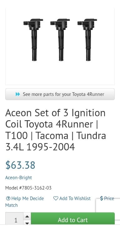 Ignition Coils 3 Pack