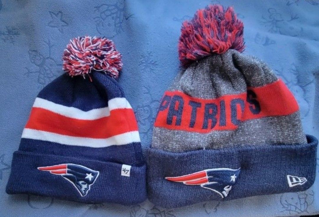 (2) New NE Patriots Winter Hats