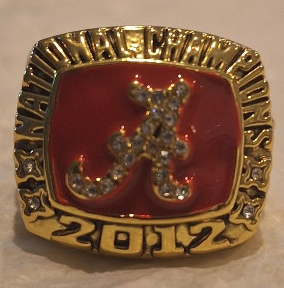 2012 Alabama Crimson Tide National Champion ring