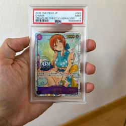 One piece TCG o Nami Serial #397 PSA 9