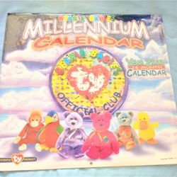 

Millennium Calendar Beanie bear- 