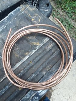 Copper tubbing 3/8 14 feet