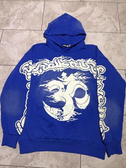 Brand New Blue Hellstar Hoodie
