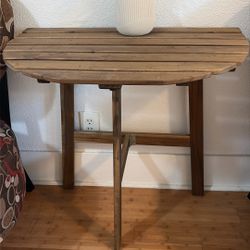 Wood Drop Table 