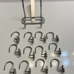 Shower Curtain Hooks And Over The Door Towel Holder