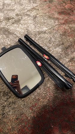Adjustable car mirror + Sun Safety Car Window