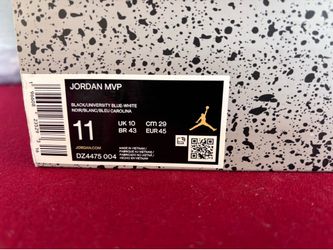 Jordan air MVP size 11