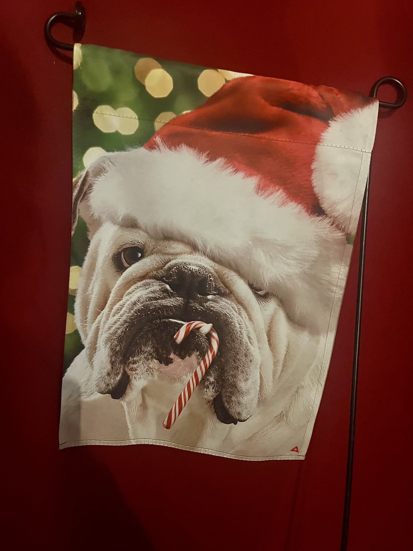 Christmas Yard Flag Stake