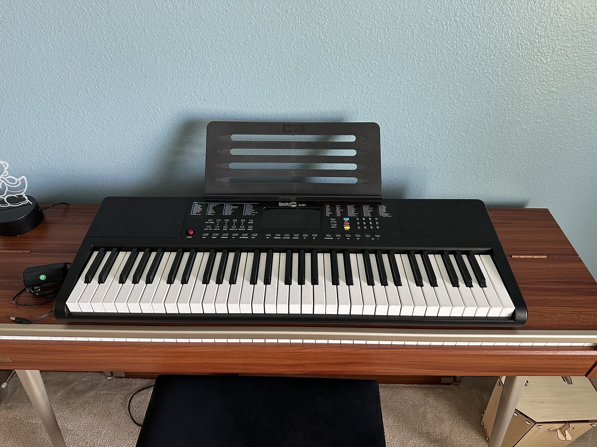 Rock Jam 61 Key Compact Keyboard