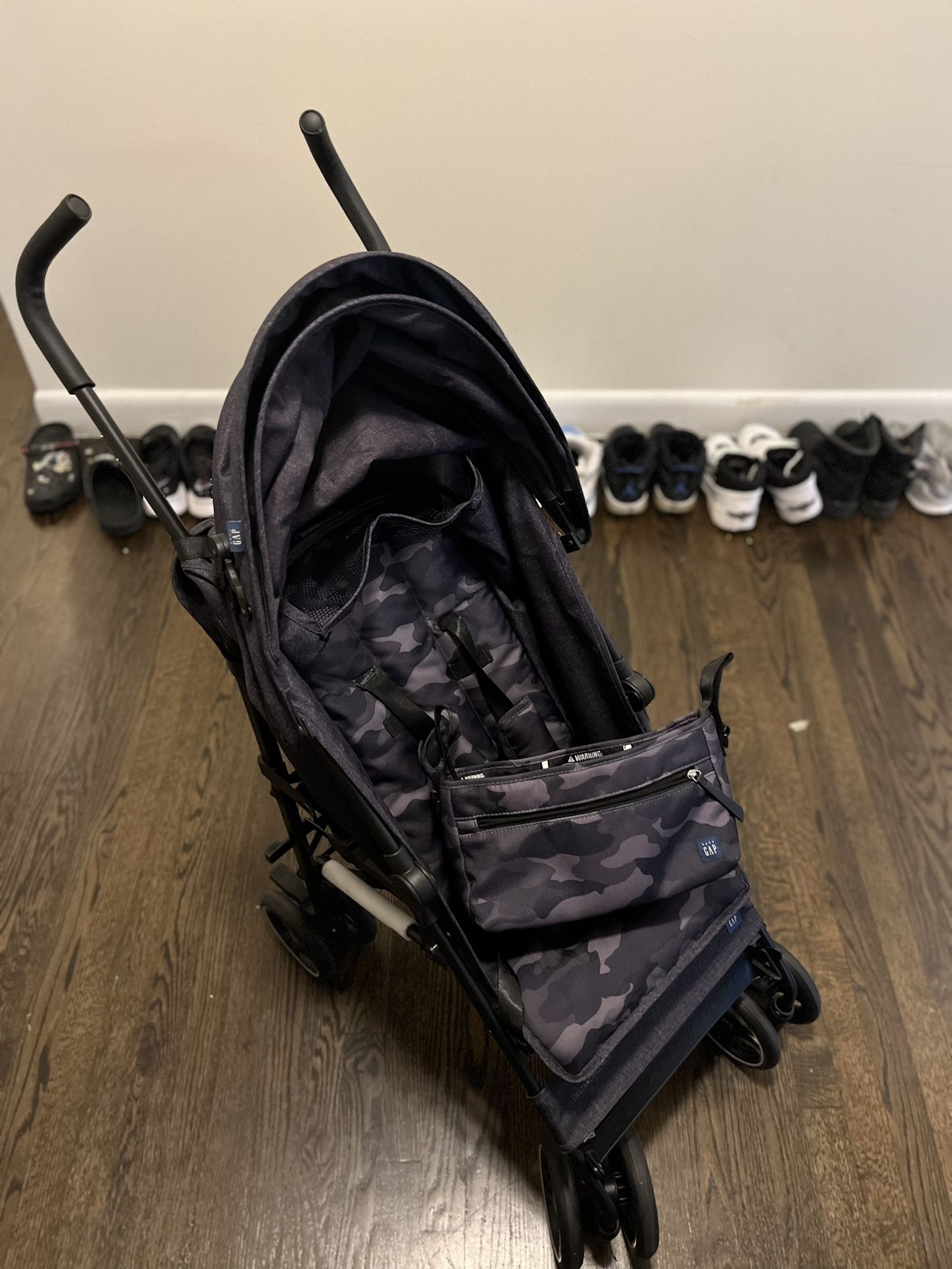 GAP Denim Camo Print Baby Stroller