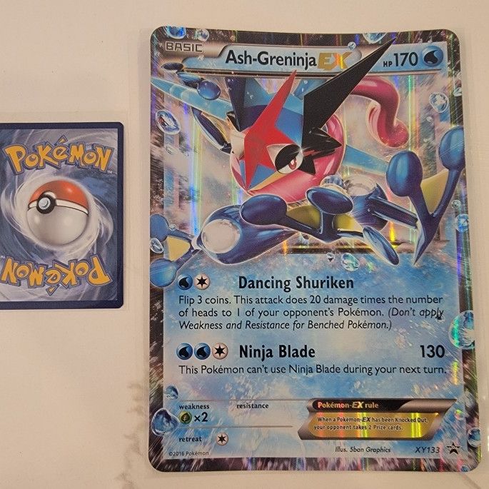 NM! JUMBO Pokemon Card Ash-Greninja EX XY133 Oversized Promo - LP/NM for  Sale in San Diego, CA - OfferUp
