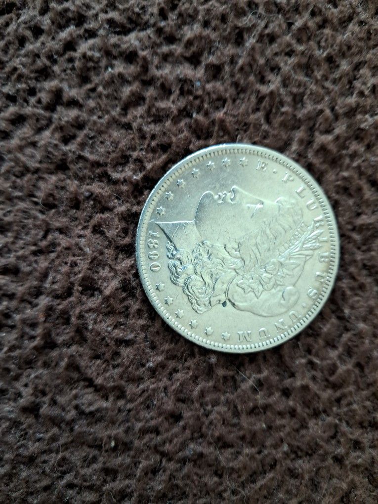 1890-0 Morgan Silver Dollar