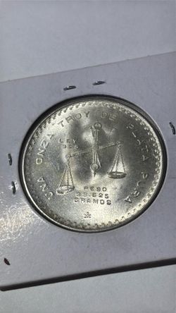 Casa de Moneda de Mexico Una Onza 1979 1 oz Silver Coin .925