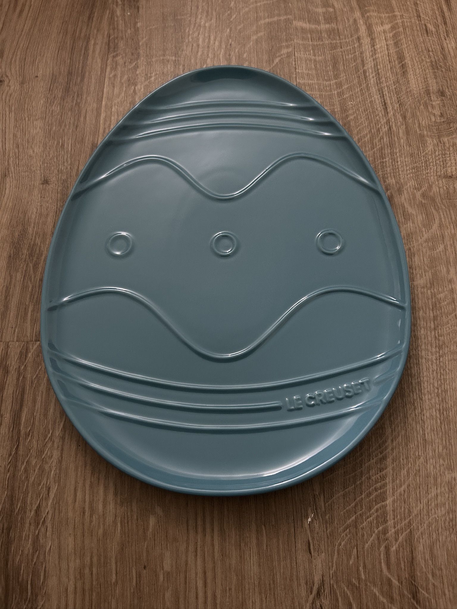 Le Creuset Easter Egg Platter - Turquoise