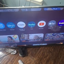 55 Inch inch Toshiba Tv W Remote N Roku,  Can Deliver For Xtra $5