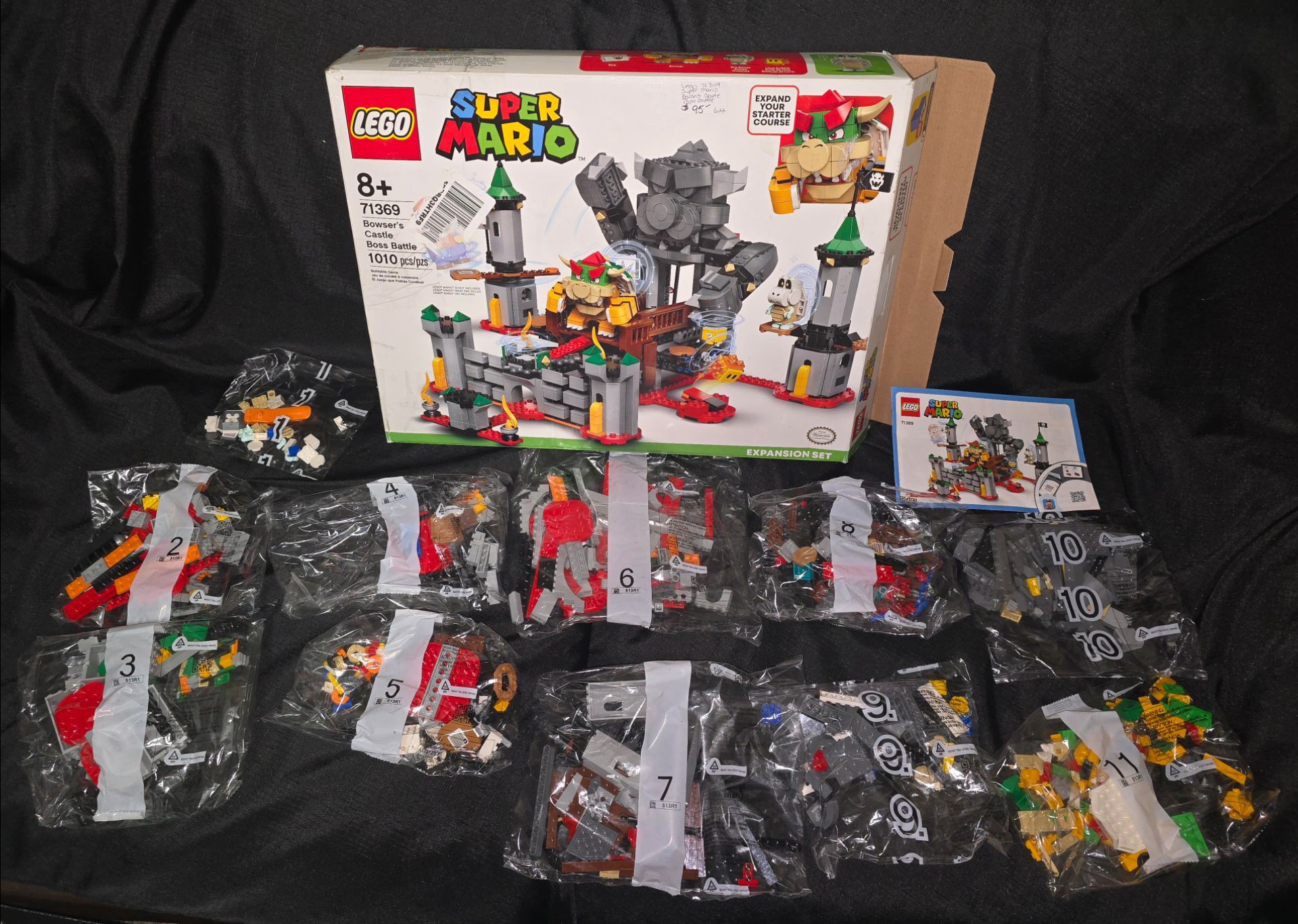 Retired Super Mario Lego 71369 Bowser's Castle Boss Battle