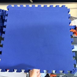 Interlocking Thick Foam Mats(Blue  Color)