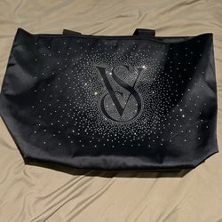 Victoria's Secret Black Rhinestone Tote Bag – Like New