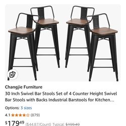 30 Inch Swivel Bar Stools