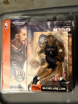 McFarlane Jason Kidd New Jersey Nets NBA Action Figure Series 1 New In Package