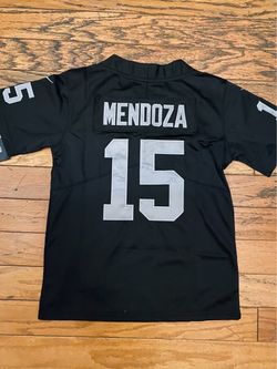 Black raiders Mendoza jersey