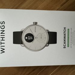 Brand New Unopened Withings Scan Watch 38 MM - White