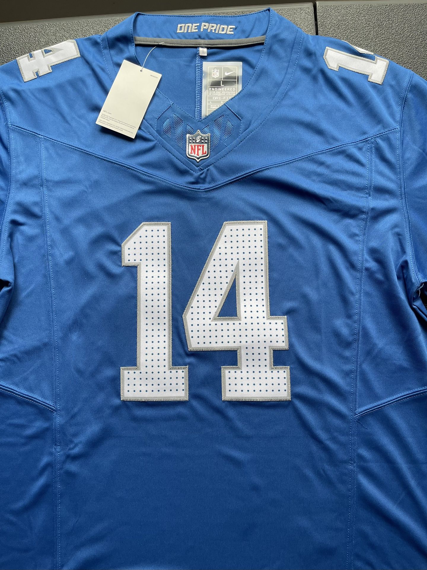 Detroit Lions #14 ST BROWN Jersey 