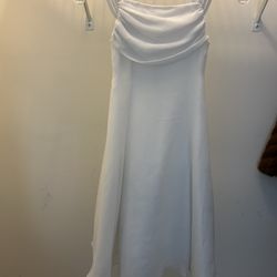 White Flower Girl Dress Size 6x 