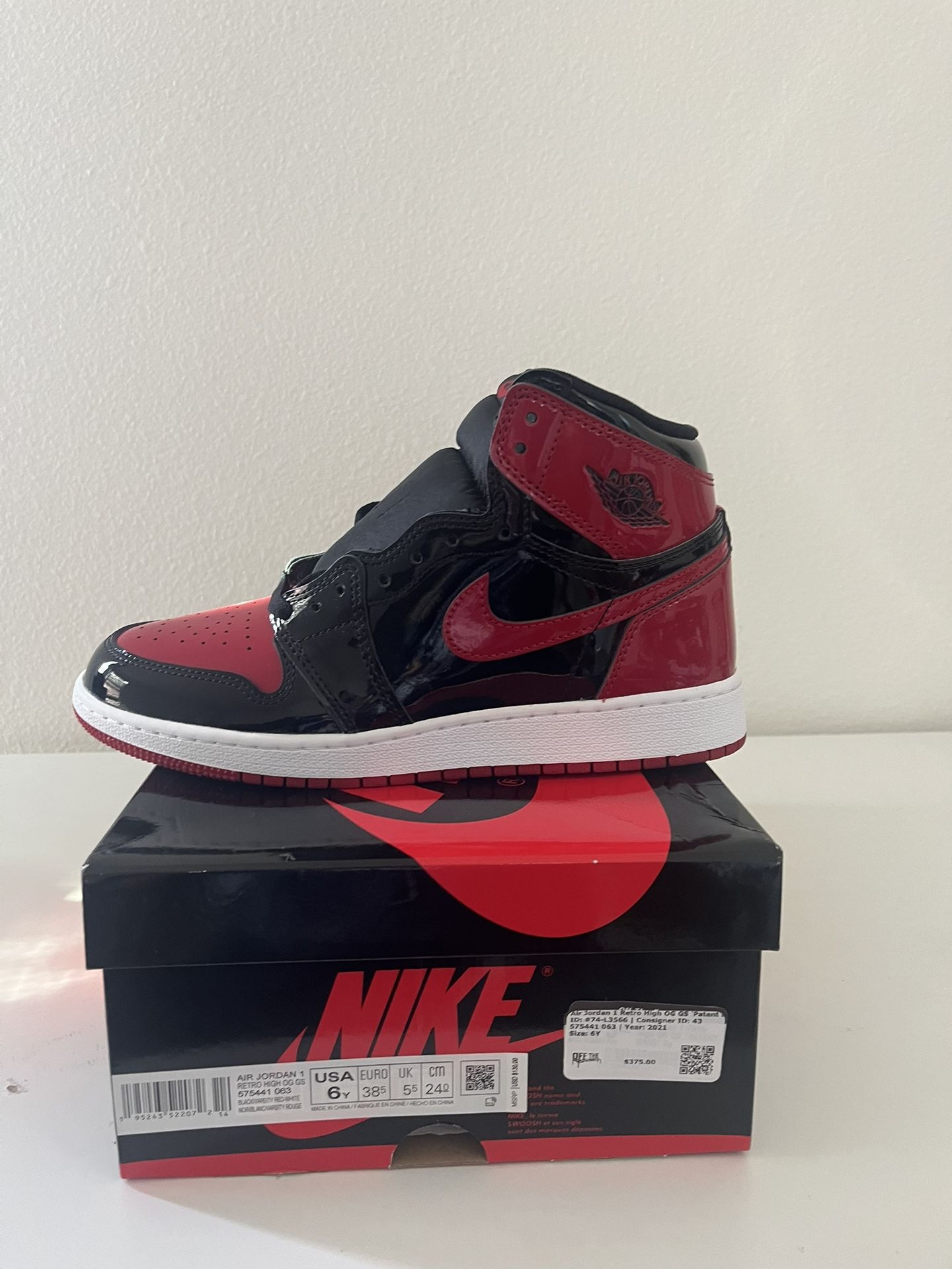 Patent Bred Jordan 1 GS