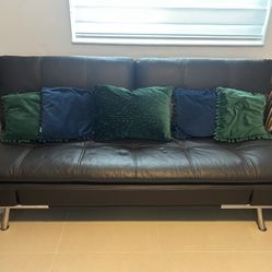 Dark Brown Futon Couch 