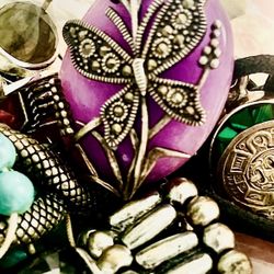 Amethyst Butterfly pendant