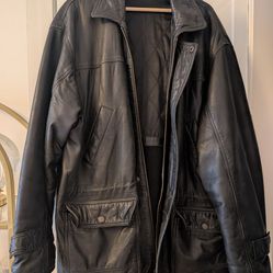 Men's leather jacket