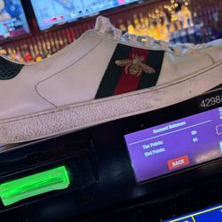 Gucci Ace Embroidered 'Bee' Sneakers Size 11
