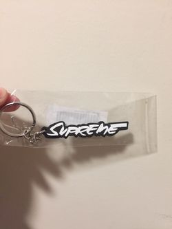 Supreme Black Keychain