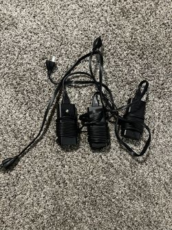 (3) 65 Watt Dell USB C Laptop Power Cords