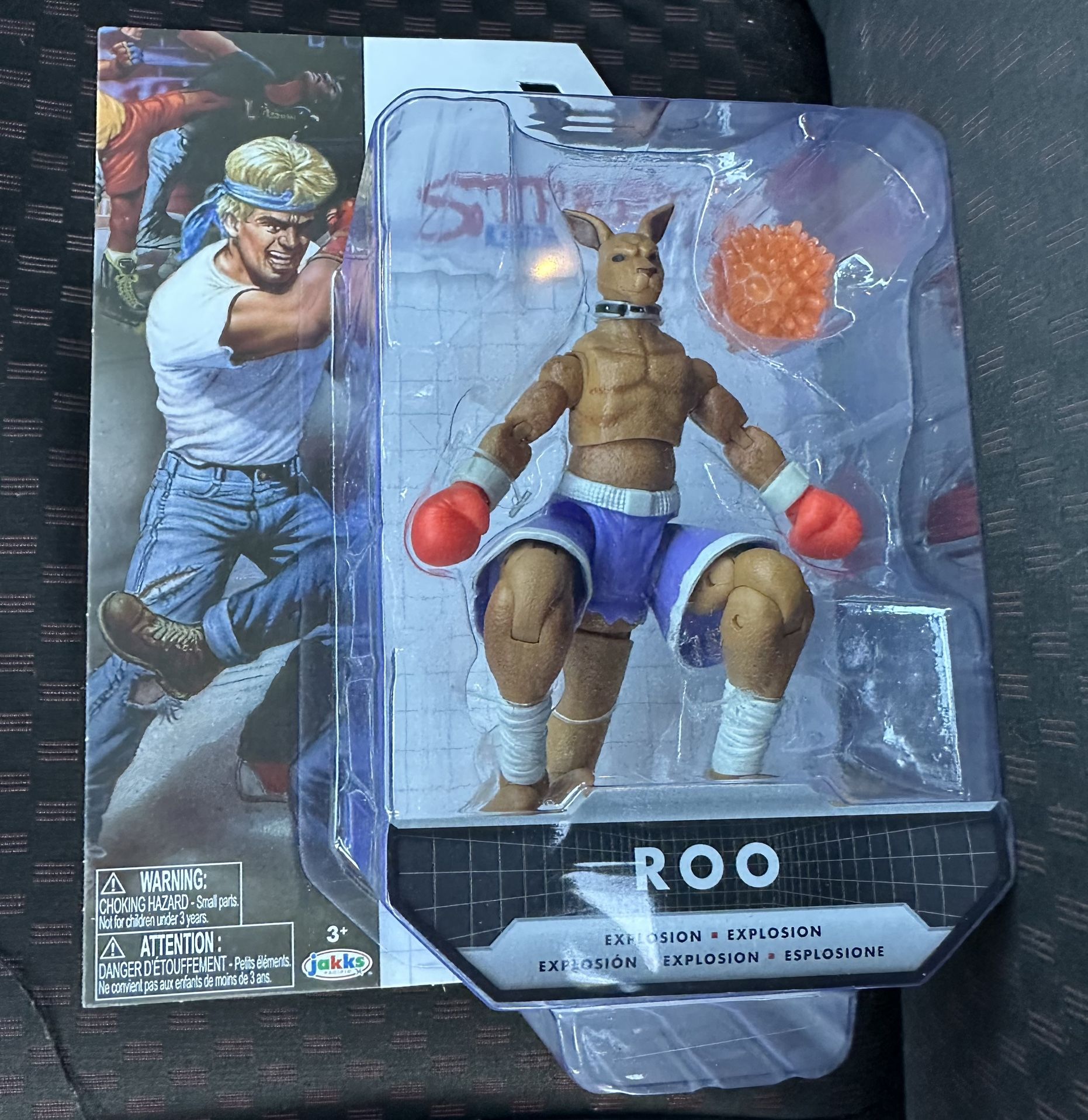 Streets of Rage Roo Action Figure Jakks Pacific 4” 2024 Rare NEW SEALED SEGA