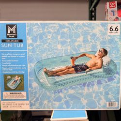 Members Mark Inflatable Sun Tub Brand New In Box 