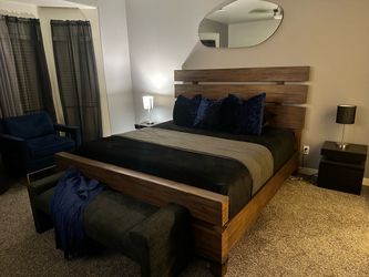 King Size Solid Wood Bedframe ONLY