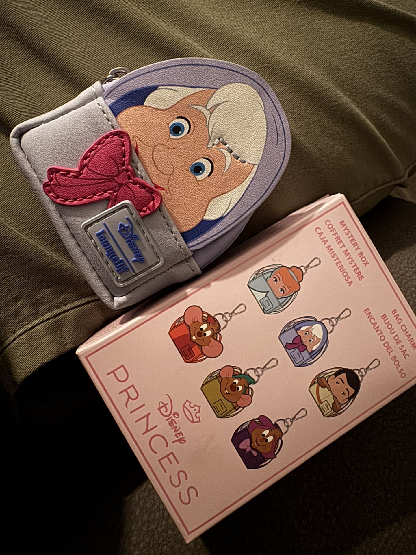 Loungefly cinderella 75th anniversary mini mystery bag charm